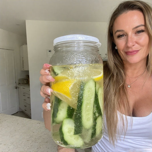 Cucumber Lemon Water for Detox and Hydration
