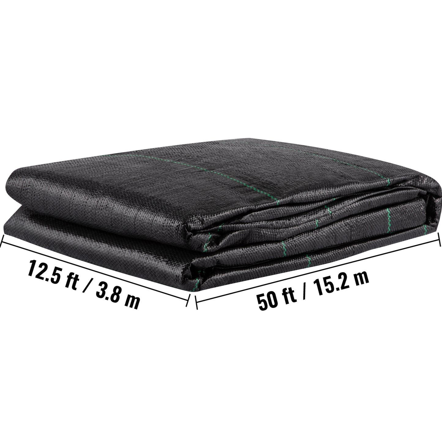 Heavy Duty Woven Geotextile Fabric for Driveways and Landscaping – 12.5 x 50 ft