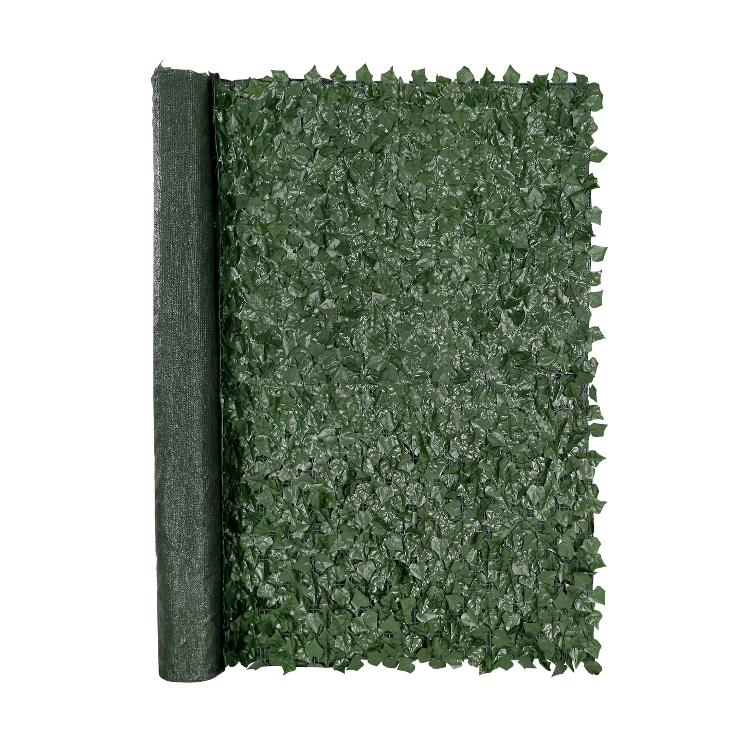Artificial Ivy Privacy Fence with Green Mesh Backing - 96 x 72 in