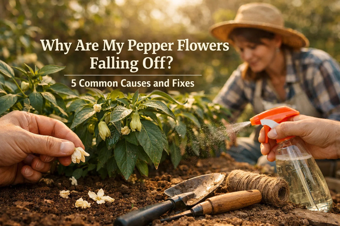 Why Are My Pepper Flowers Falling Off? 5 Common Causes and Fixes ...
