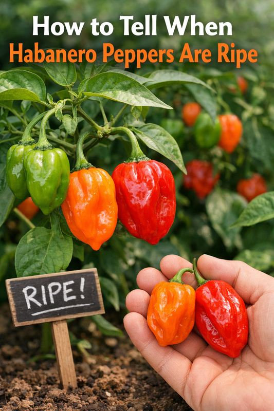 How to Tell When Habanero Peppers Are Ripe