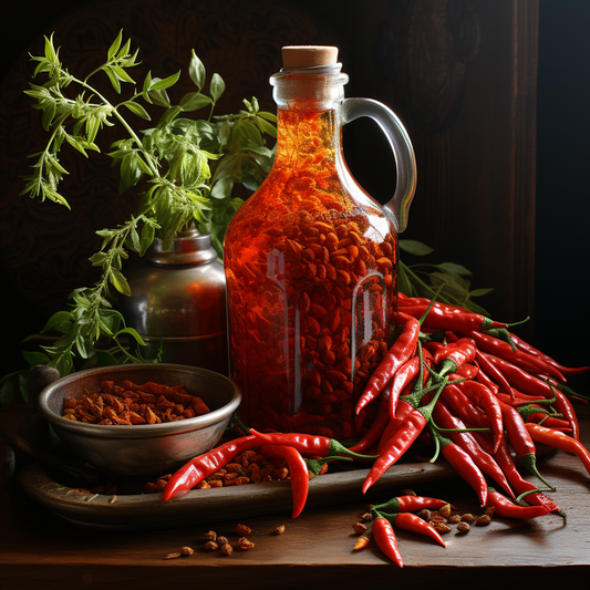 The Flaming Fusion: Cayenne Pepper with Olive Oil