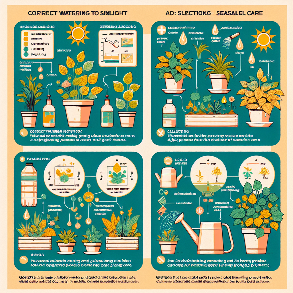 Close-up of gardener watering indoor plants in terracotta pots