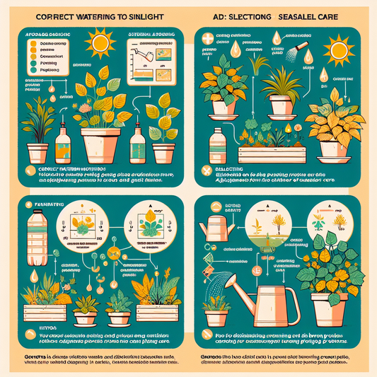 Close-up of gardener watering indoor plants in terracotta pots