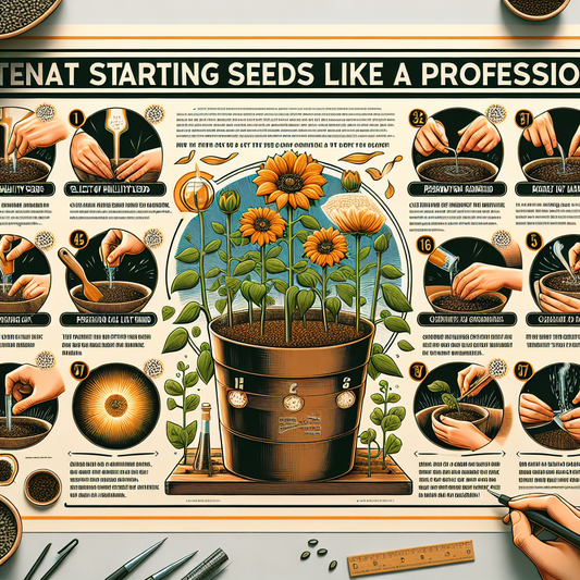 Close-up of hands planting seeds in biodegradable starter pots