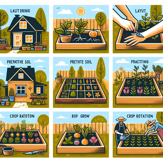 Wooden raised bed garden filled with leafy vegetables