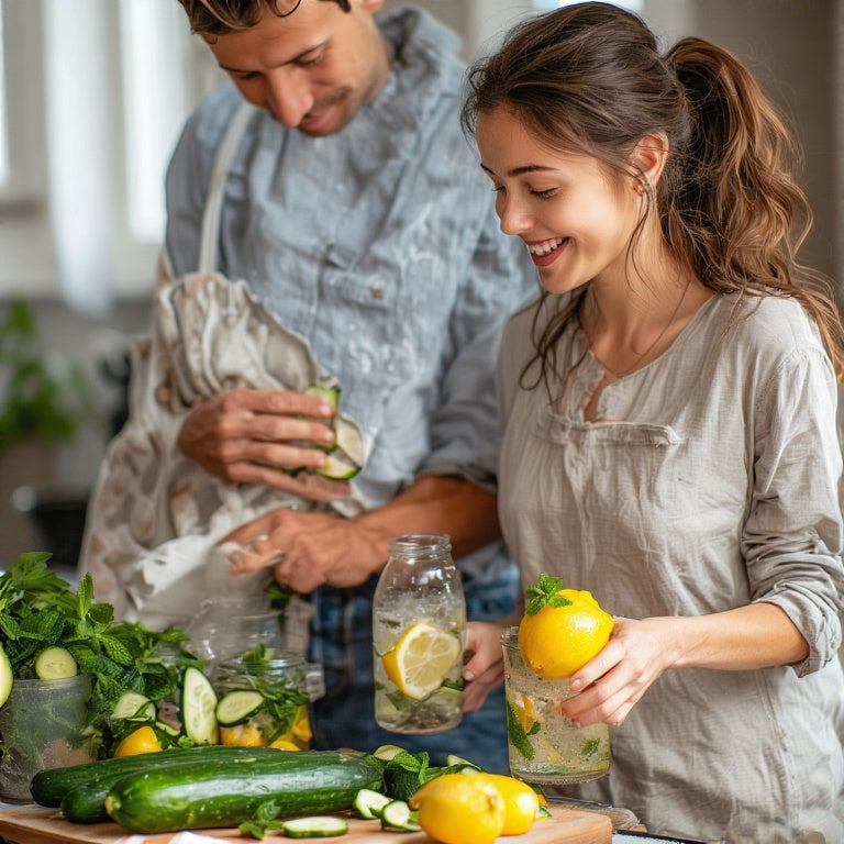 Mint Lemon Cucumber Water: A Refreshing Elixir for Hydration, Detox, and Wellness