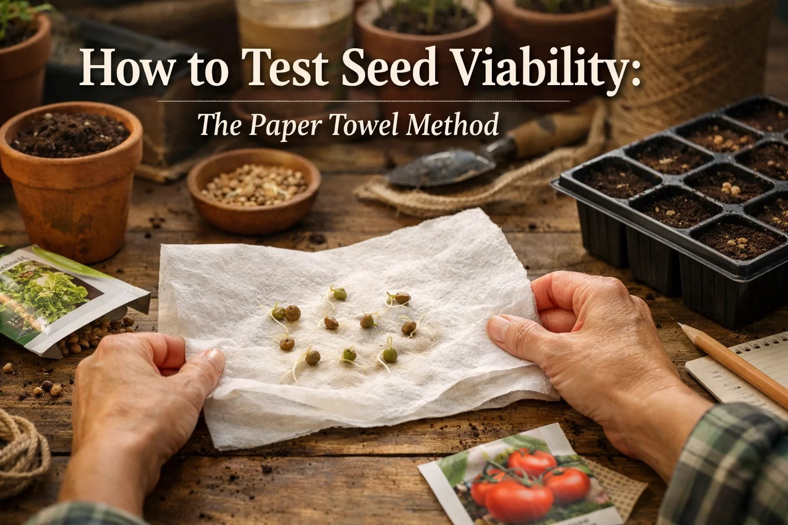 How to Test Seed Viability: The Paper Towel Method – FarmerFlints