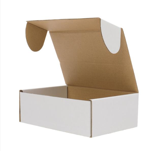 White Corrugated Cardboard Shipping Boxes - Pack of 50