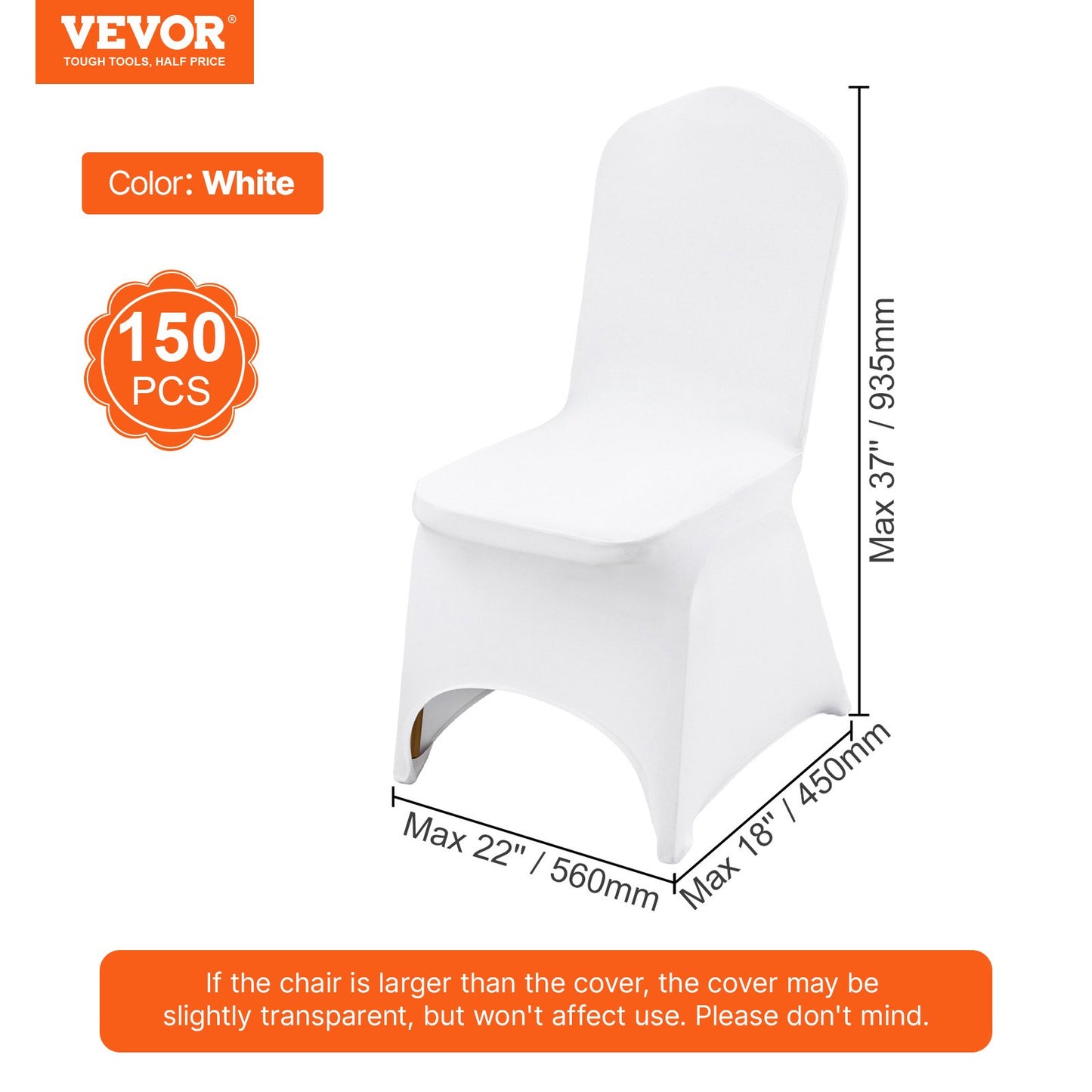 Universal Stretch Spandex Chair Covers for Events and Dining