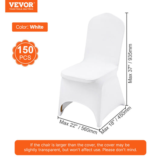 Universal Stretch Spandex Chair Covers for Events and Dining