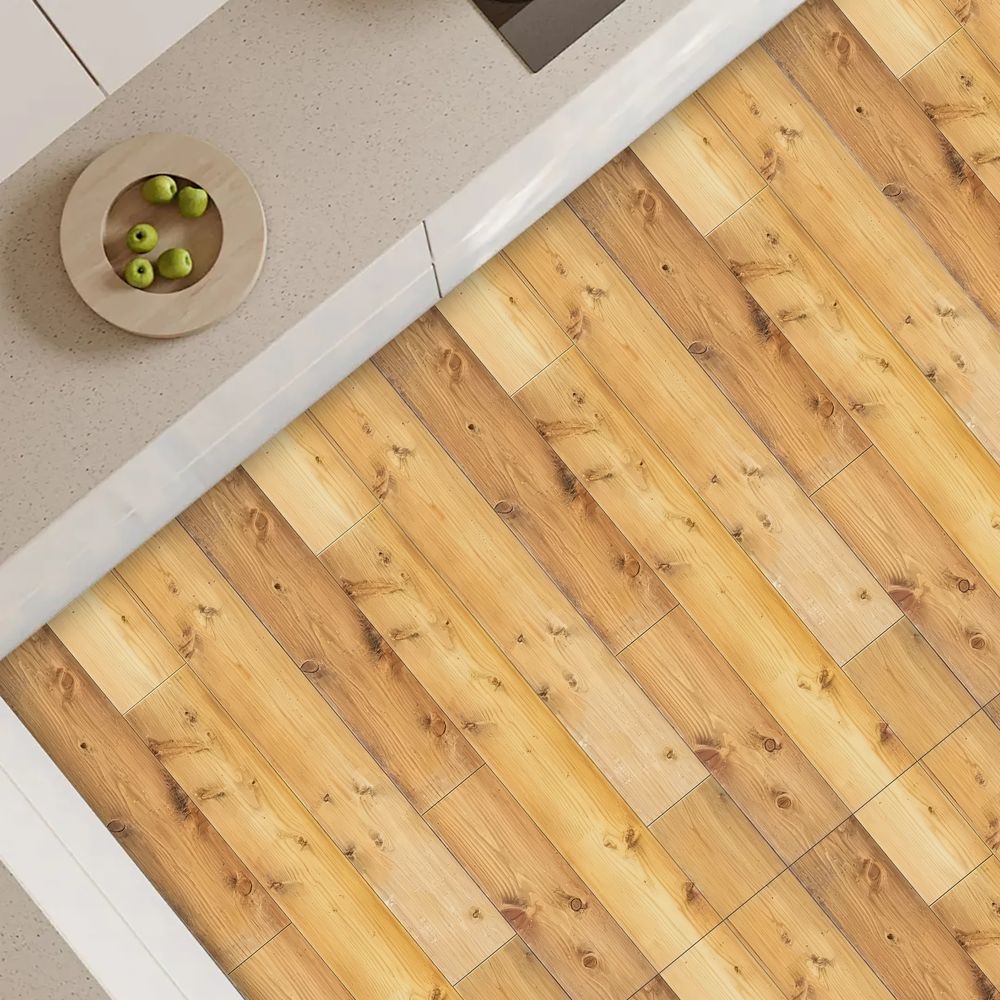 Wood Grain Waterproof Peel-and-Stick Floor Decals