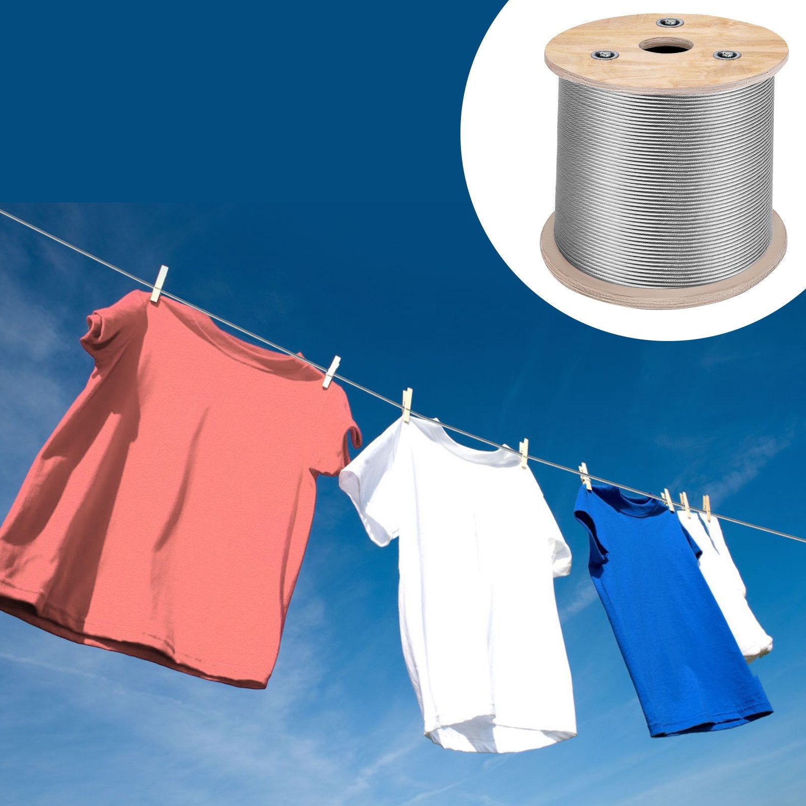 Stainless Steel Cable Railing Wire Rope - 500ft 316 Marine Grade ...