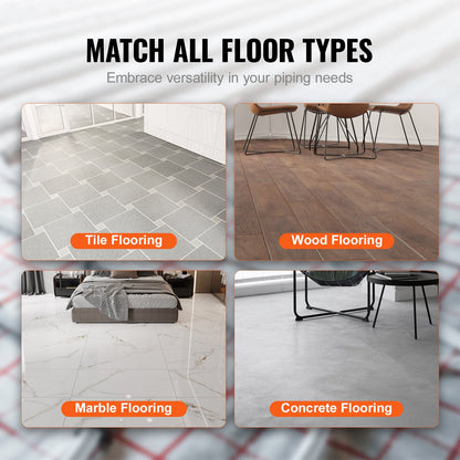 656ft PEX-AL-PEX Radiant Floor Heating Tube with Oxygen Barrier – 5/8" Diameter