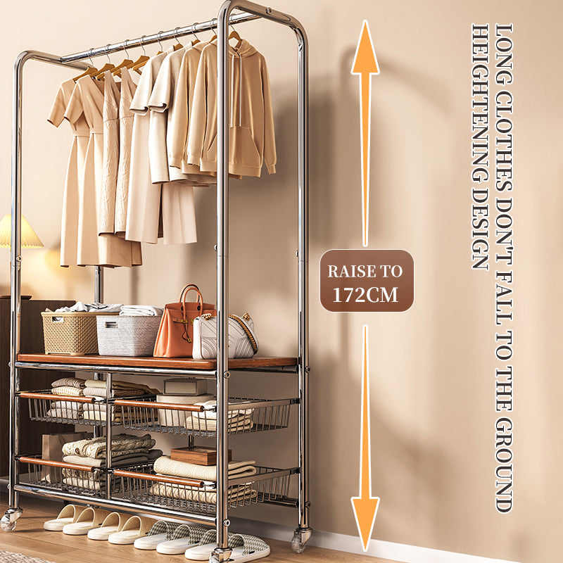 Double Row Clothes Hanger Rack - Large Size