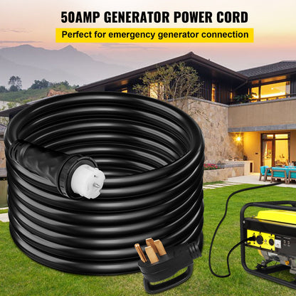 Heavy Duty Generator Power Cord with Twist Lock Connectors