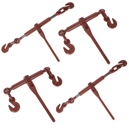 Heavy Duty Ratchet Chain Binders with G70 Hooks - 4 Pack
