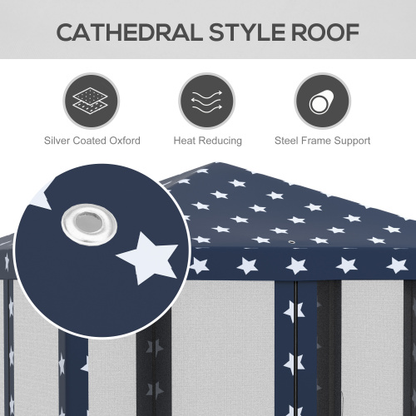 10x10 American Flag Pop-Up Canopy Tent with Netting and Carry Bag