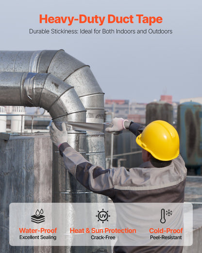 5-Pack Heavy Duty Waterproof Duct Tape (2" x 30 Yards)