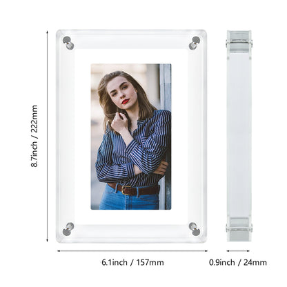 7-Inch WiFi Digital Photo Frame with IPS Screen & 4GB Storage
