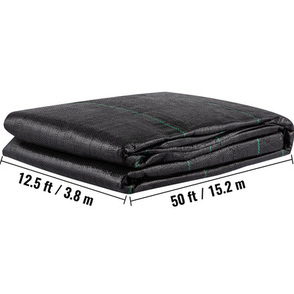 Heavy Duty Woven Geotextile Fabric for Driveways and Landscaping – 12.5 x 50 ft