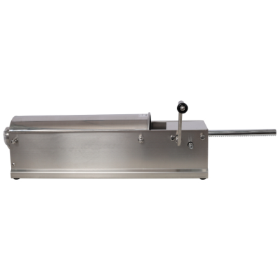 Stainless Steel 7L Manual Horizontal Sausage Stuffer with 4 Nozzles