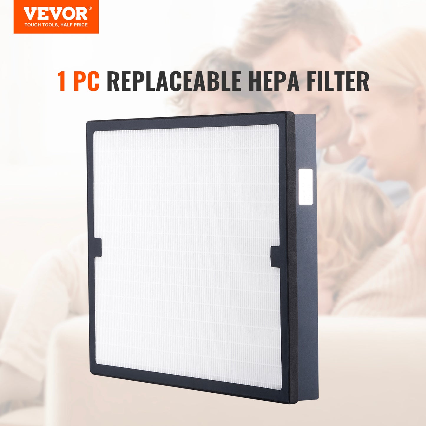 High-Efficiency HEPA Air Filter Replacement (15.75" x 15.75") for Air Scrubbers and Purifiers