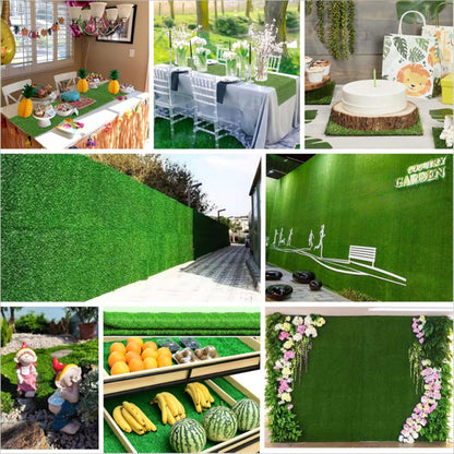 6FT x 10FT Artificial Grass Rug with Drainage – 15mm Realistic Turf Mat