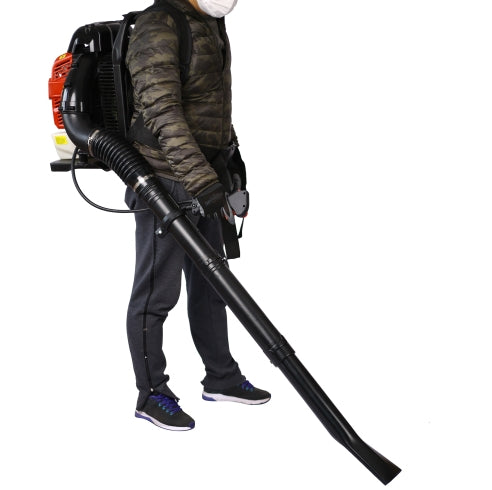 76CC Gas-Powered 4-Stroke Leaf Blower with Adjustable Harness