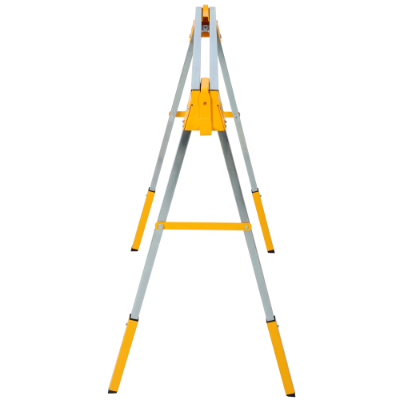 Adjustable Folding Steel Sawhorse Set - Heavy Duty, 2-Pack