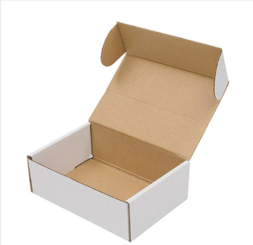 White Corrugated Cardboard Shipping Boxes - Pack of 50