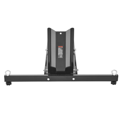 Heavy-Duty Motorcycle Front Wheel Chock Stand - 1800 lbs Capacity