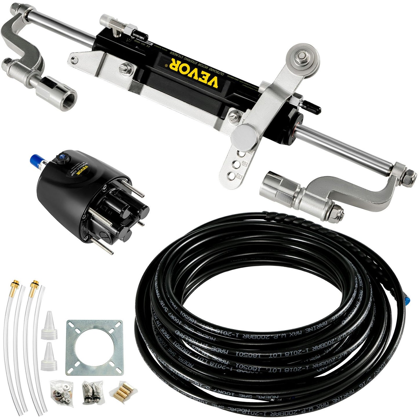 300HP Hydraulic Outboard Steering Kit for Boats
