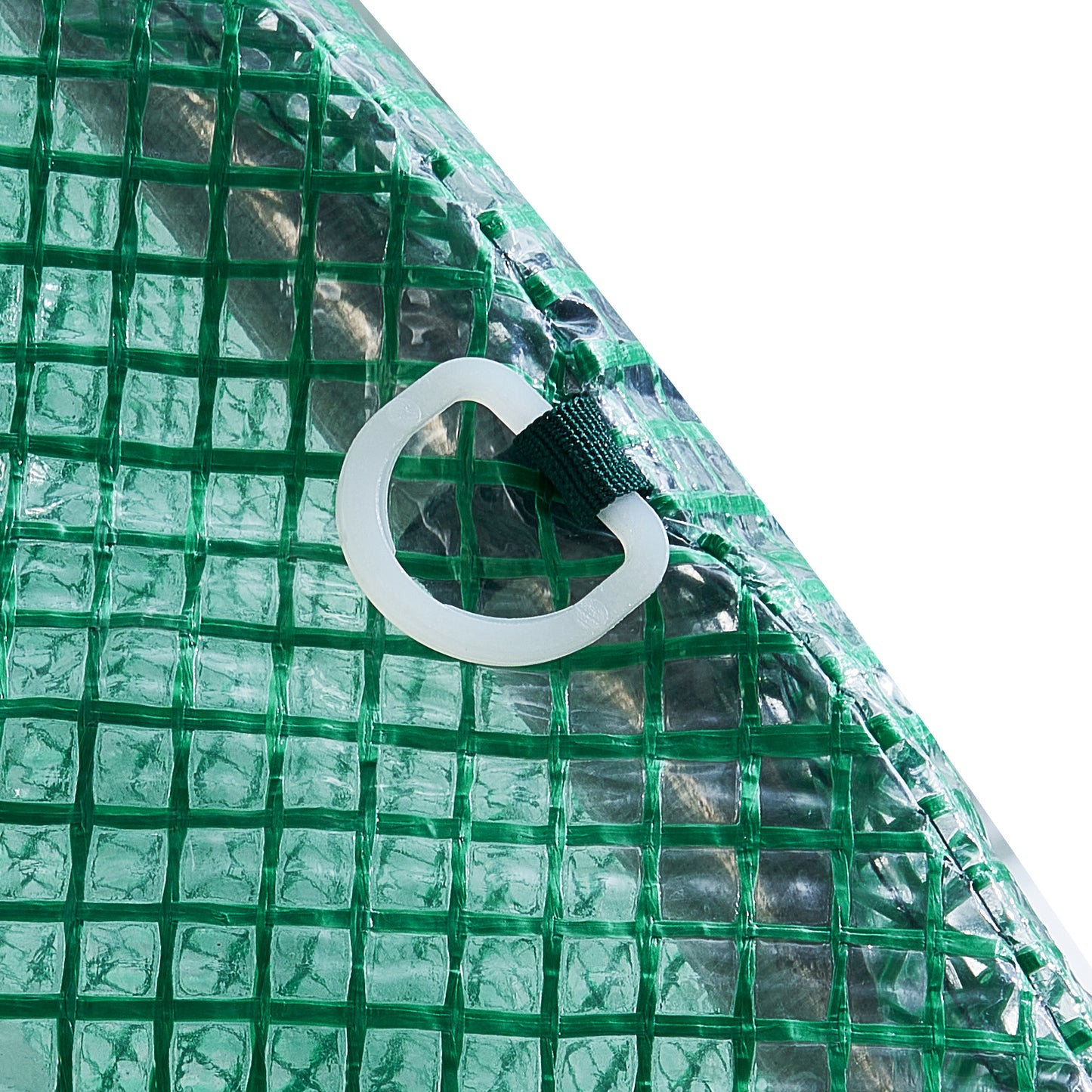 Large Walk-In Tunnel Greenhouse with PE Cover - 27x9.5x7 ft