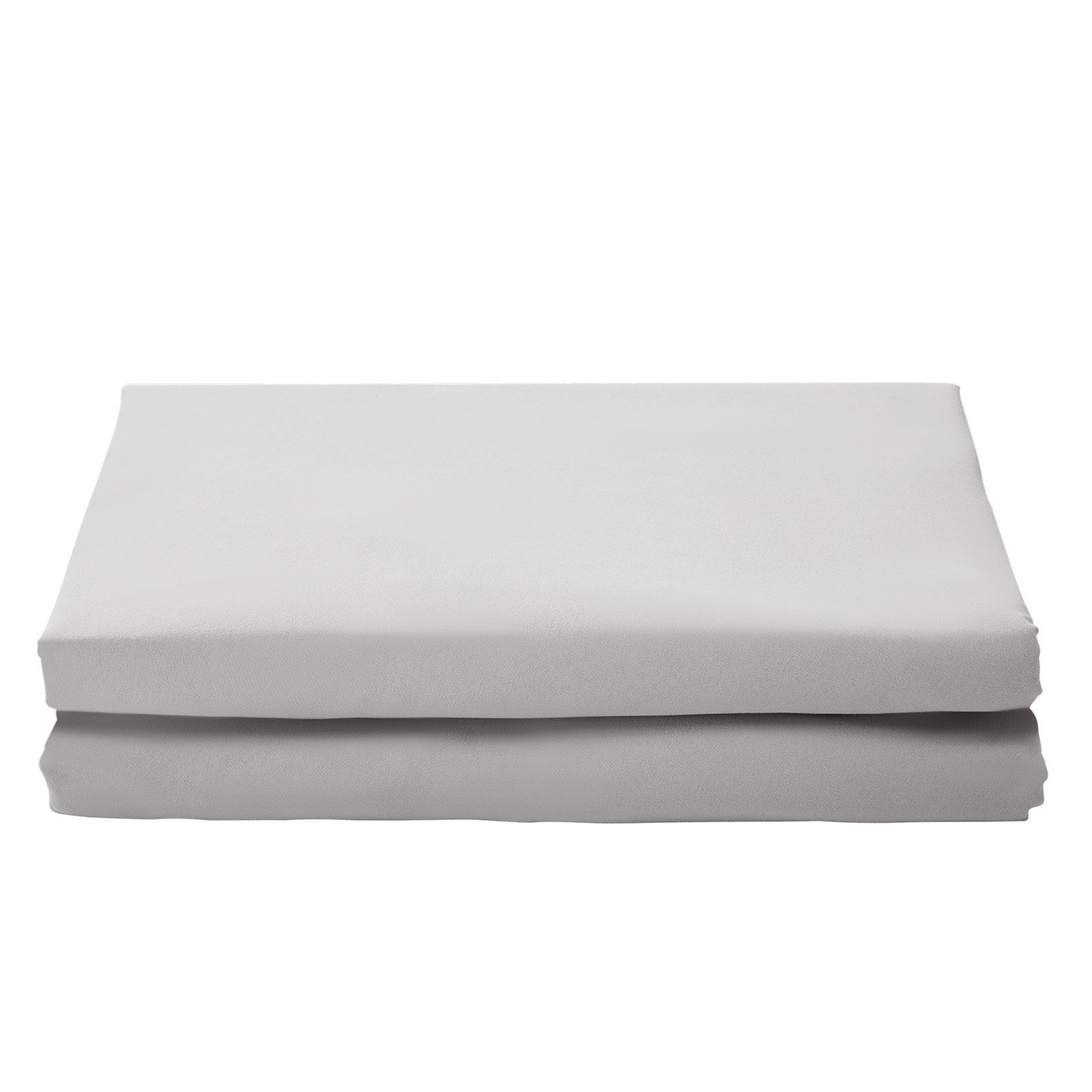 Twin Size Microfiber Fitted Sheet with Elastic Edges
