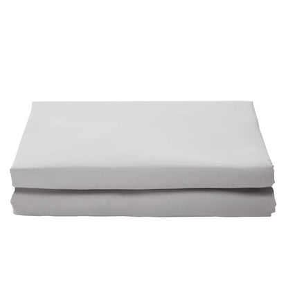 Twin Size Microfiber Fitted Sheet with Elastic Edges