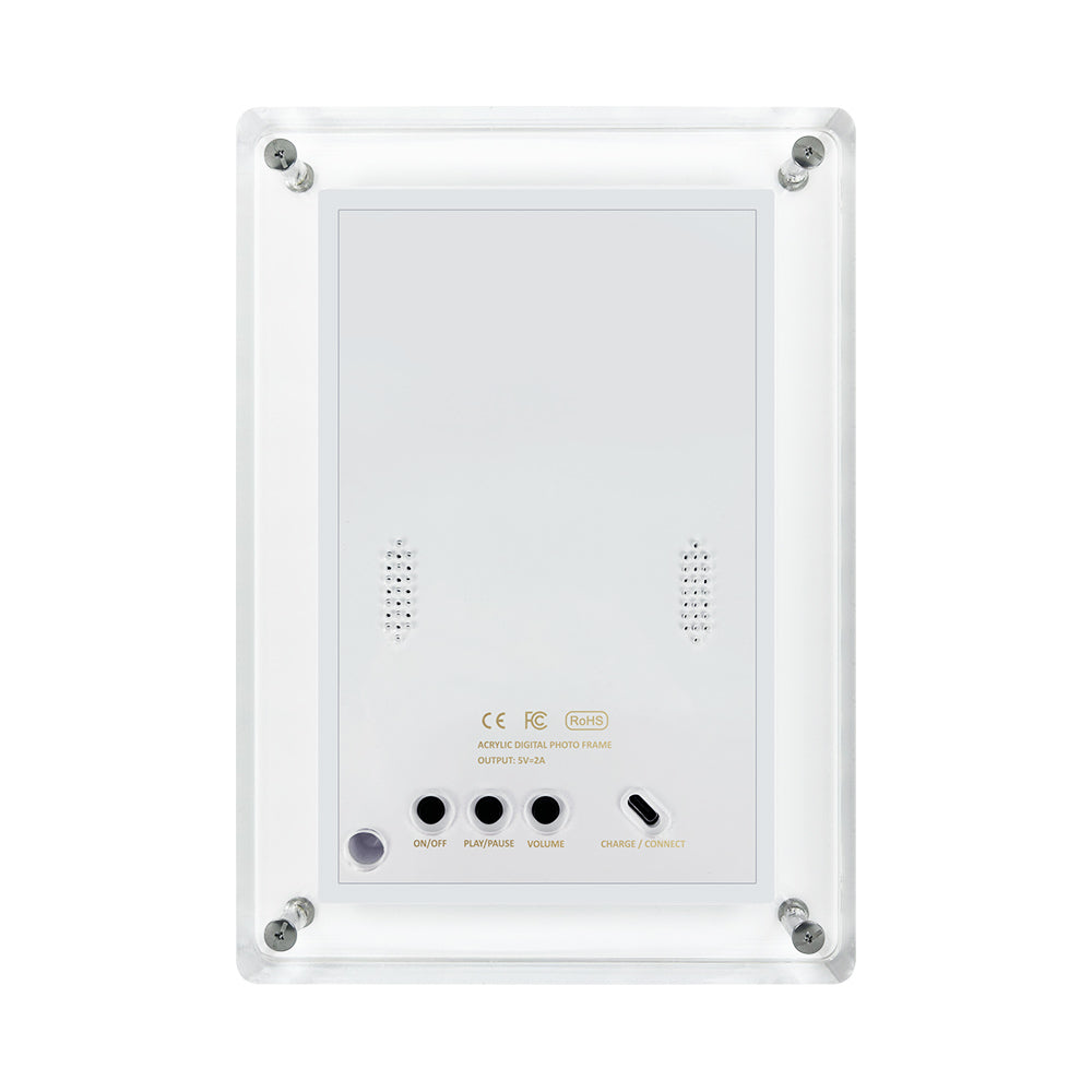 7-Inch WiFi Digital Photo Frame with IPS Screen & 4GB Storage