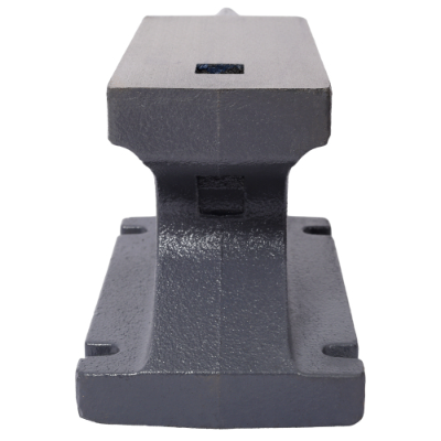 25KG Cast Iron Anvil with Square Horn and Stable Base - Gray