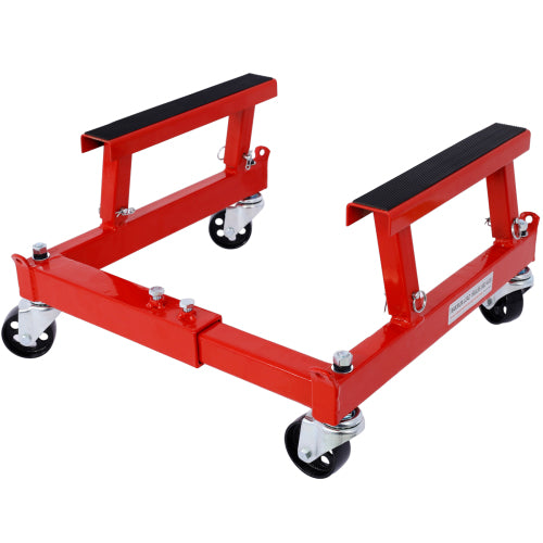 Red Steel Motorcycle & ATV Engine Dolly – 1500 lbs Capacity