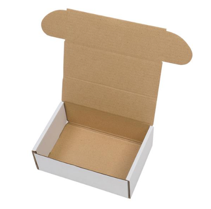 White Corrugated Cardboard Shipping Boxes - Pack of 50