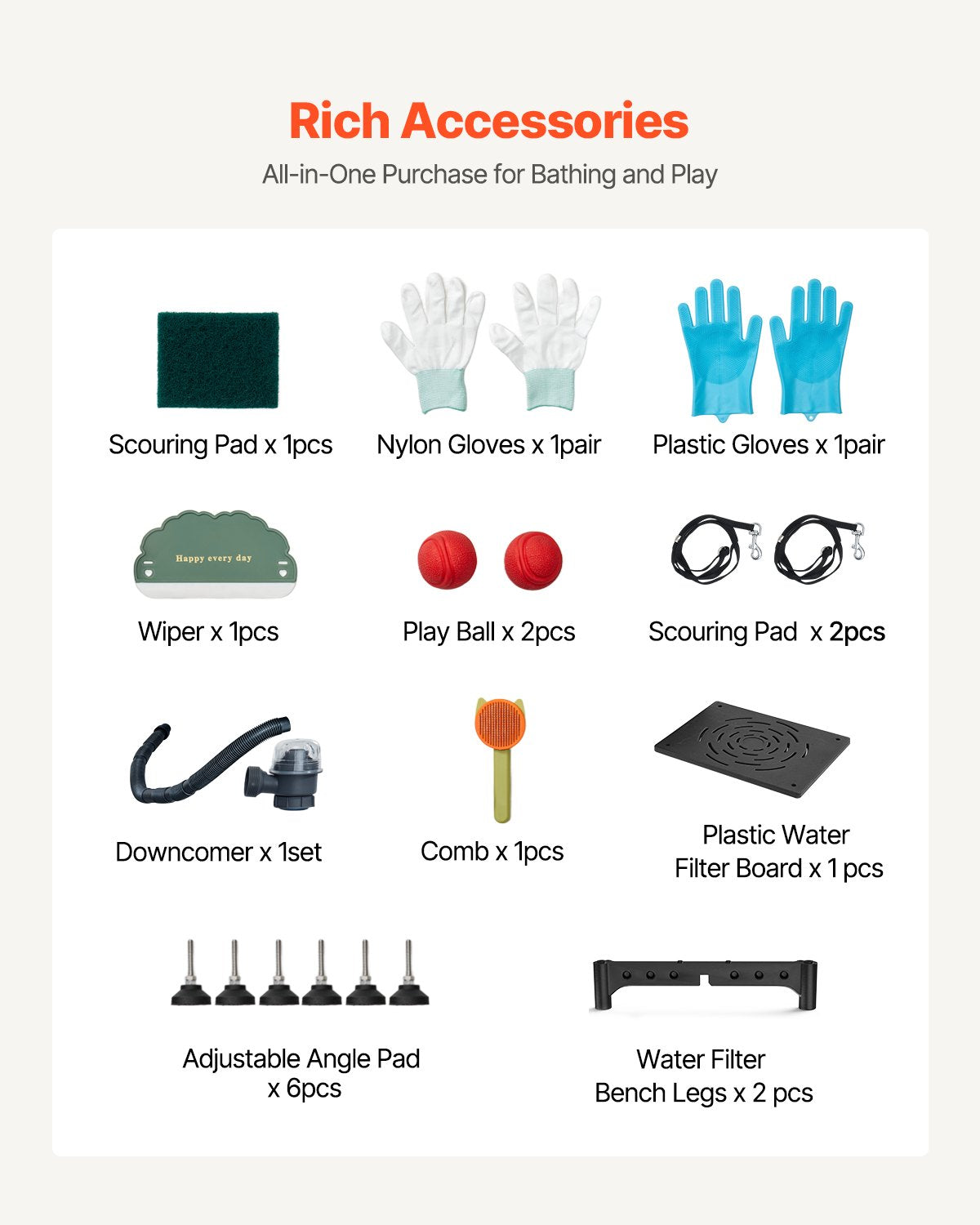 38-Inch Stainless Steel Dog Grooming Tub with Stairs and Faucet