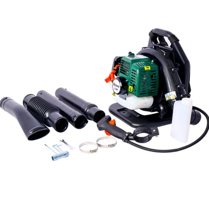 52CC Gas Backpack Leaf Blower with Extension Tube - Green