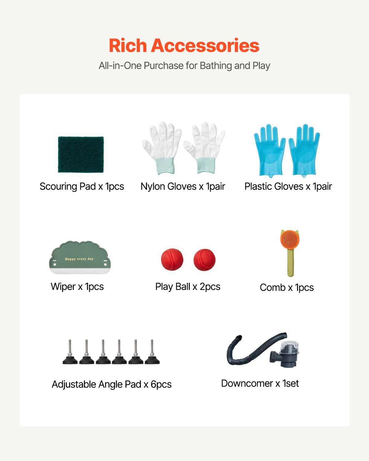 Stainless Steel Dog Grooming Tub with Stairs and Left Door