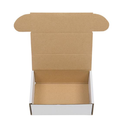 White Corrugated Cardboard Shipping Boxes - Pack of 50