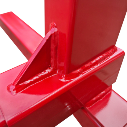 Heavy Duty 750lbs Rotating Engine Stand with Casters - Red