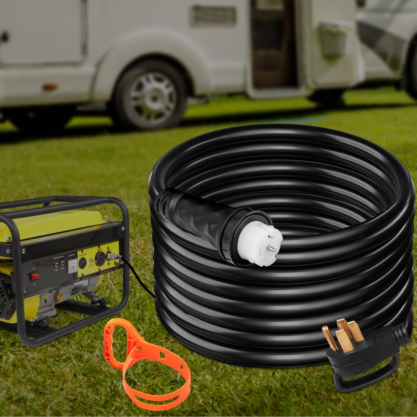Heavy Duty Generator Power Cord with Twist Lock Connectors