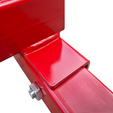 Heavy Duty 750lbs Rotating Engine Stand with Casters - Red