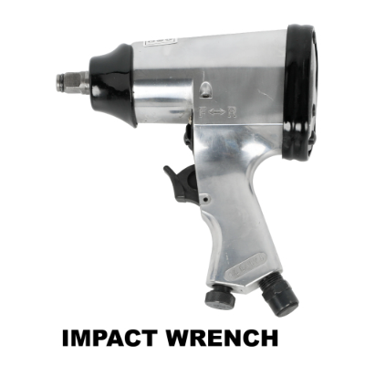 71-Piece Air Tool and Accessories Kit with Impact Wrench and Storage Case